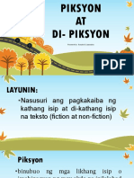 Piksyon at Di Piksyon