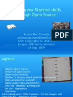Developing Student Skills Through Open Source