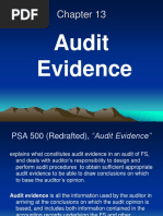 Chapter 13 Audit Evidence