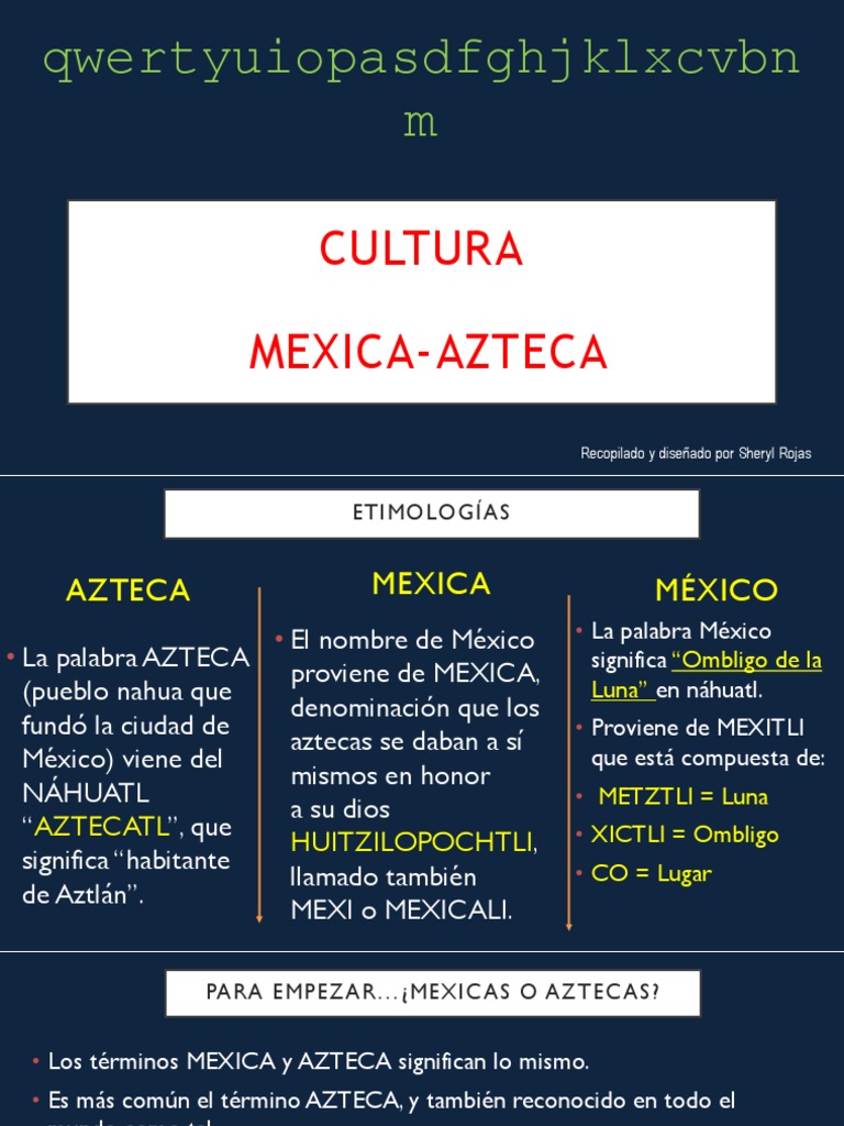 Mexicas Aztecas Pdf Mesoamérica Azteca