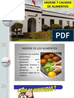 Higiene y Calidad de Los Alimentos