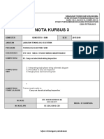 Nota Kursus 3