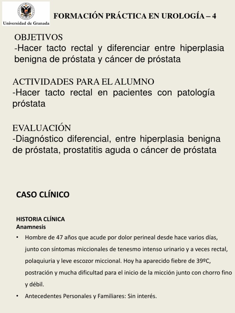 Prostatitis Aguda y Cronica