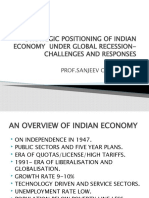 Strategic Positioning of Indian Economy Under Global Recession-Challenges and Responses
