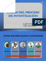 Etapas del proceso de investigación