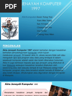 Akta Jenayah Komputer 1997  PDF