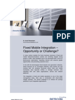 Fixed Mobile Integration - Opportunity or Challenge? (Detecon Executive Briefing)