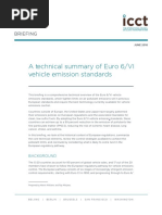 A Technical Summary of Euro 6/VI Vehicle Emission Standards: Briefing