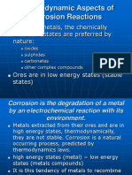 Lecture 2. Thermodynamic Aspect of Corrosion Reactions