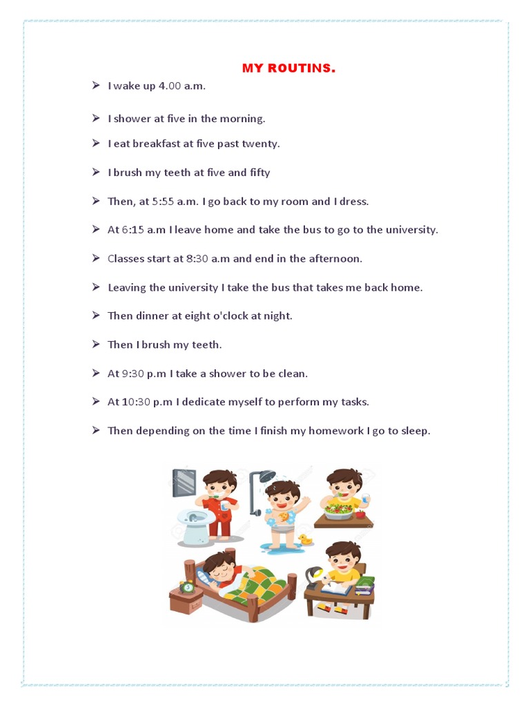 Routines | PDF | Self-Improvement