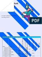 Preparing A Bank Reconciliation Statement: or How To Balance The Books in One Easy Lesson