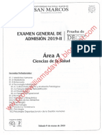 Examen UNMSM 2019 - II 09-03-2019 by Profewilliams.blogspot.com