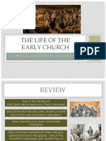 The Life of the Early Church - Structure and Liturgical Development