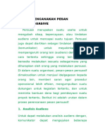 MEMPERSiAPKAN PESAN PERSUASiF