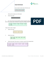 Year 8 Data Worksheet