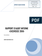 LE RAPPORT D'Audit Interne