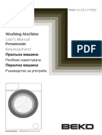 Washing Machine User's Manual Pesumasin Kasutusjuhend: WMY 61031 PTYB3