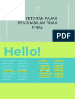 PENYETORAN PPH TIDAK FINAL PDF