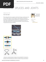 Kinds of Splices and Joints - Splices and Joints