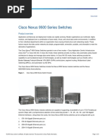 Cisco Nexus 9500 Series Switches: Product Overview