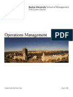 Operations Management: Feld Career Center