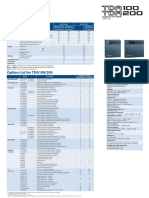 Panasonic KX-TDE100 TDE200 Datasheet