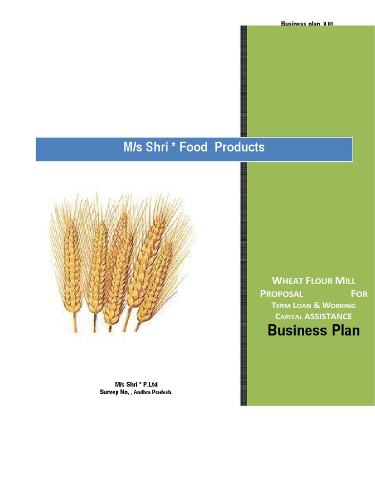 Flour Mill Business Plan PDF Wheat Bran