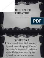 Philippine Theatre: Komedya, Sarsuela and Bodabil