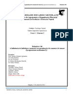 Relatorio # 06 Influência de Inibidores (Naturais) Na Germinação de Sementes