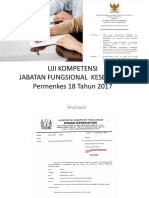 Materi-1 Sosialisasi Uji Kompetensi Jabatan Fungsional Perawat PDF