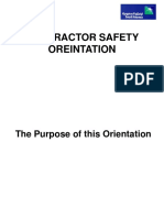 Contractor Safety Oreintation: BY Hawiyah Loss Prevention