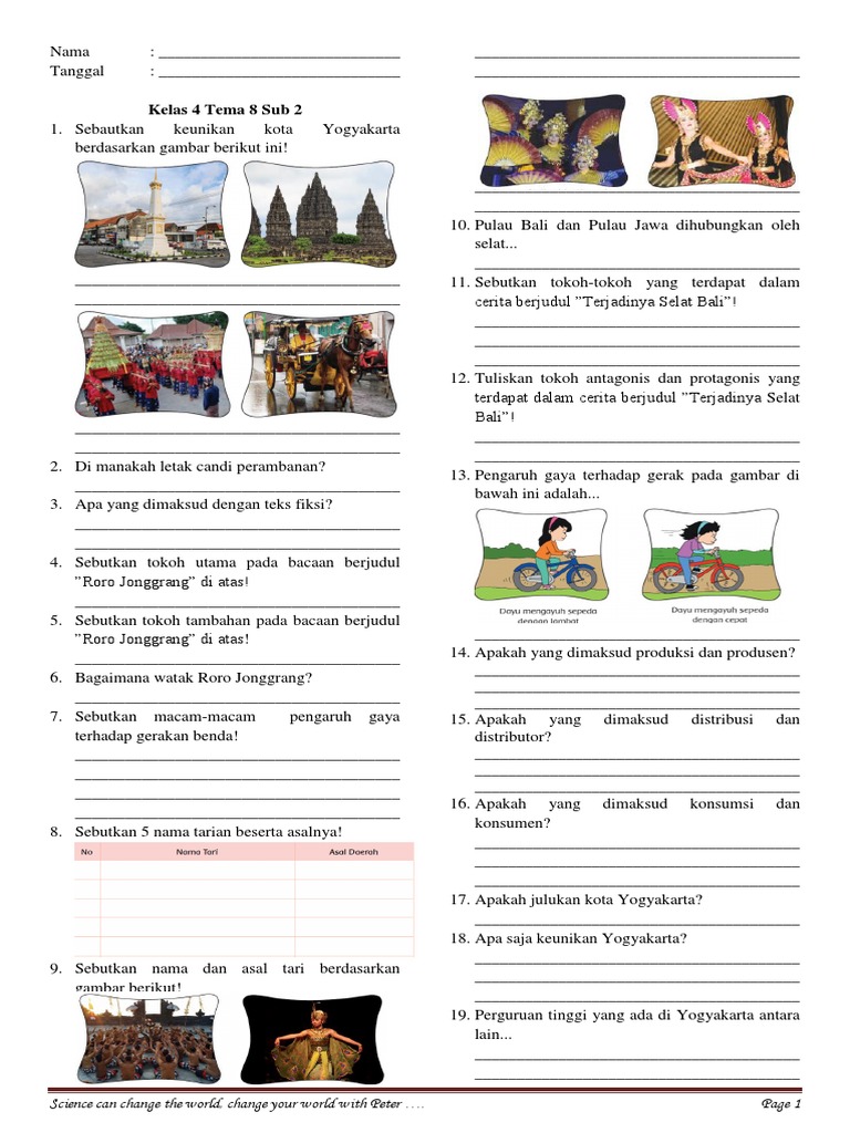 Kelas 4 Tema 8 Sub 2 Revisi