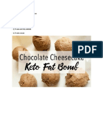 Cheesecake Bomboane Cu Cacao