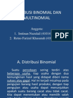 Distribusi Binomial Dan Multinomial
