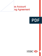 Business Account Operating Agreement