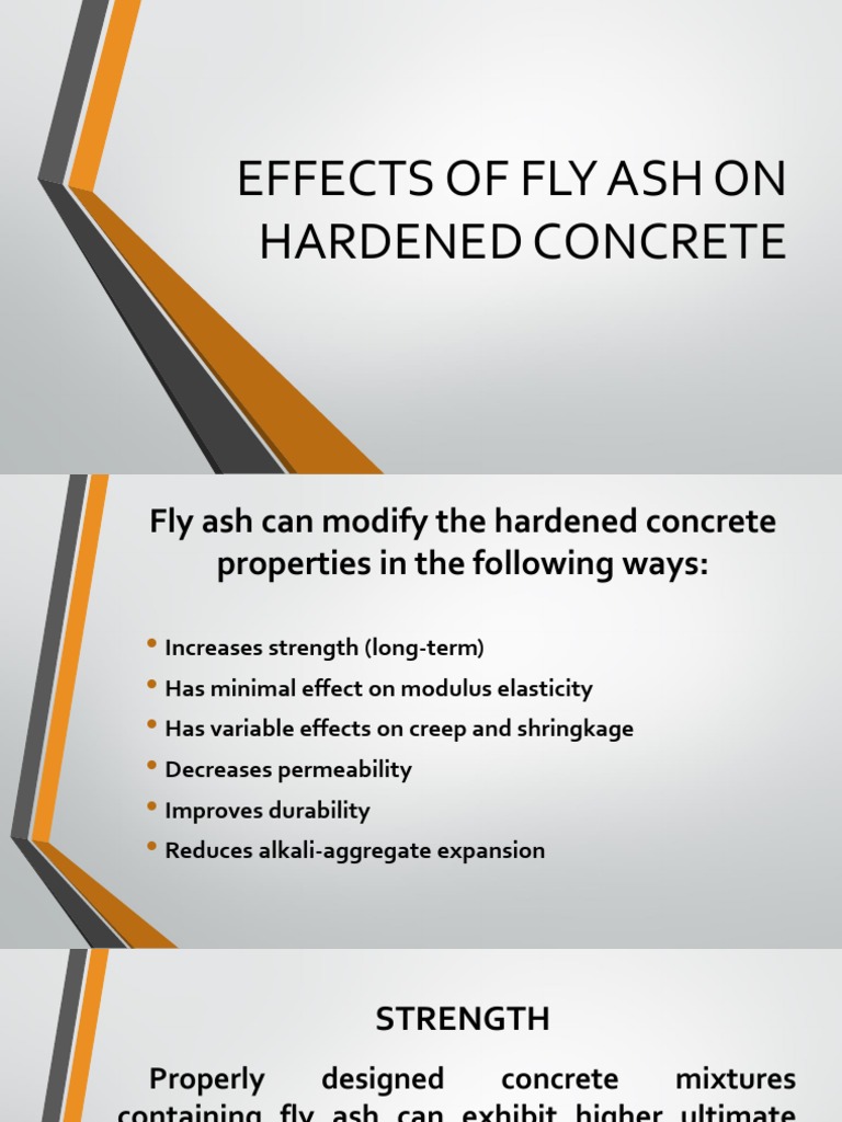 Effects of Fly Ash On Hardened Concrete | PDF | Fly Ash | Strength Of ...