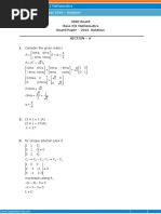 CBSE Board Class XII Mathematics Board Paper - 2016 Solution Section - A 1. Consider The Given Matrix