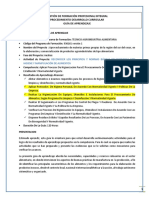 GUIA 4 de APRENDIZAJE GRADO 10 - La Higienización de Equipos, Utensilios E Instalaciones para El Procesamiento de Alimentos, Según Programa de Limpieza Y Desinfección Y Normatividad Vigente