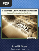 Download Securities Law and Compliance Manual for Regulation S Offerings by Arnstein  Lehr LLP SN40160275 doc pdf