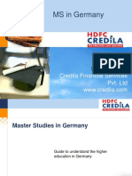 MS in Germany: Credila Financial Services Pvt. LTD