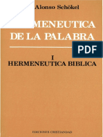 ALONSO SCHÃ CKEL L. - Hermeneutica de La Palabra. Hermeneutica Biblica 1 - Cristiandad 1987