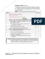 (Sample) : Form 1.1 Self-Assessment Check INSTRUCTIONS: This Self-Check Instrument Will Give The Trainer Necessary