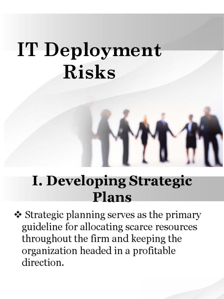 4 IT Deployment Risks | Download Free PDF | Strategic Planning ...
