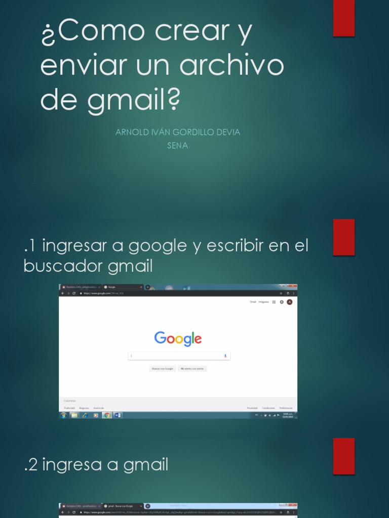 Como Crear Una Cuenta de Gmail | PDF | Crecimiento personal y profesional