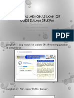 Tutorial Menghasilkan QR Code Dalam SPLKPM