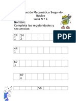 Prueba 1ano Matematica