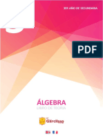 3ro Año de Secundaria - ÁLGEBRA Libro de Teoría