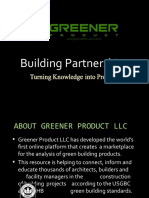 Business Parterships -Turning Knowledge Into Profits for Green Professionals