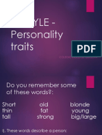 IN STYLE 2 (Personality Traits)