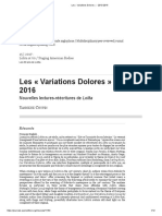 LES VARIATIONS DOLORES 2010
